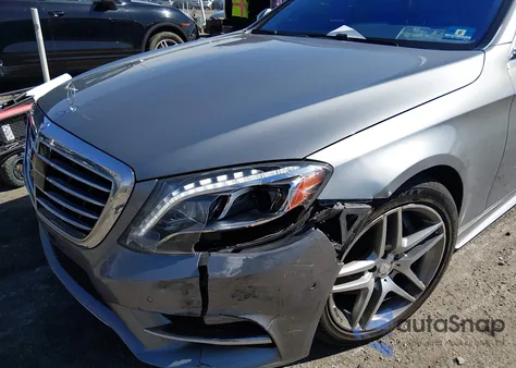 2014 Mercedes-Benz S 550 4Matic из США, поврежденный, VIN WDDUG8FB9EA049225
